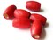 6 30mm Red Wood Barrel Beads Wooden Tube Beads Large Hole Macrame Beads bA1